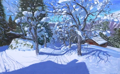 Winter Orchard, Morzine, 2015